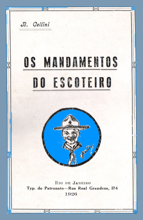 Capa do Livro Mandamentos do Escoteiro Ed. 1926